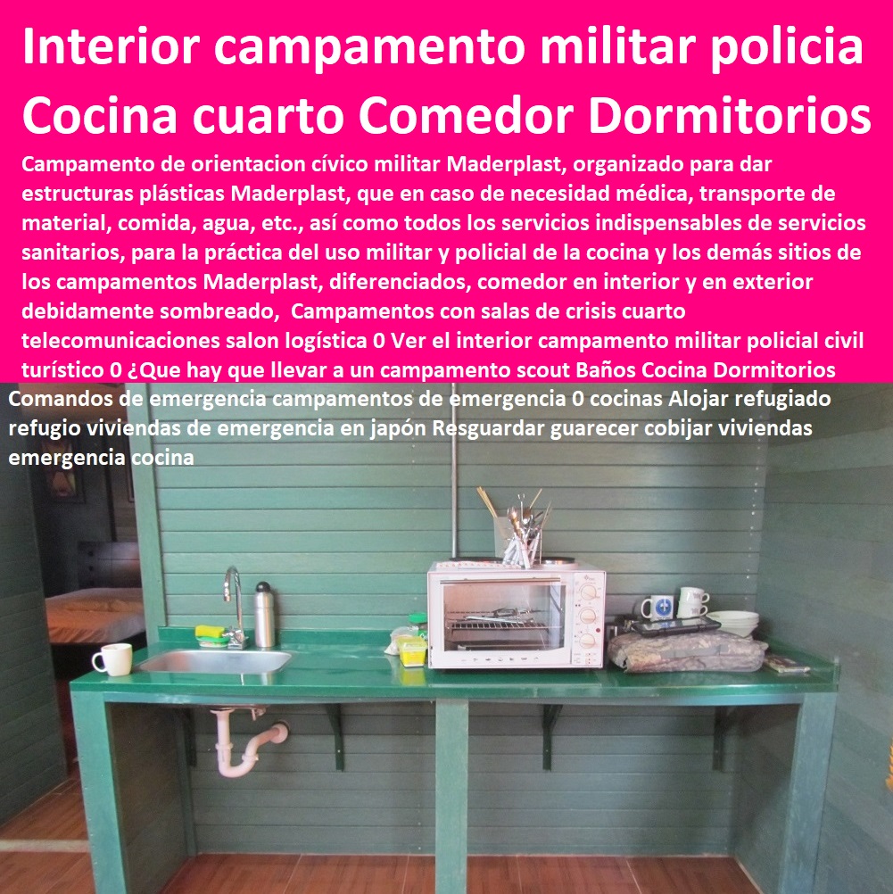 Campamentos con salas de crisis cuarto telecomunicaciones salon logística 0 Ver el interior campamento militar policial civil turístico 0 ¿Que hay que llevar a un campamento scout Baños Cocina Dormitorios Comedor Deposito Comandos Campamentos con salas de crisis cuarto telecomunicaciones salon logística 0 Ver el interior campamento militar policial civil turístico 0 ¿Que hay que llevar a un campamento scout Baños Cocina Dormitorios Comedor Deposito Comandos